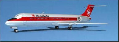 McDonnell Douglas DC 9 Air Canada 3D Model